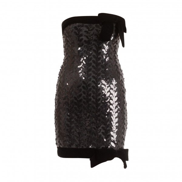 Vintage Vintage Victor Costa Strapless Sequin Mini Dress