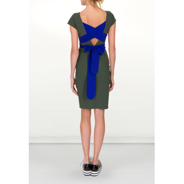 SDress Dana Dress Green/violet