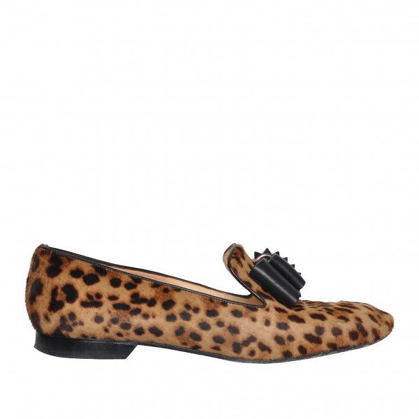 Christian louboutin mens on sale leopard print shoes