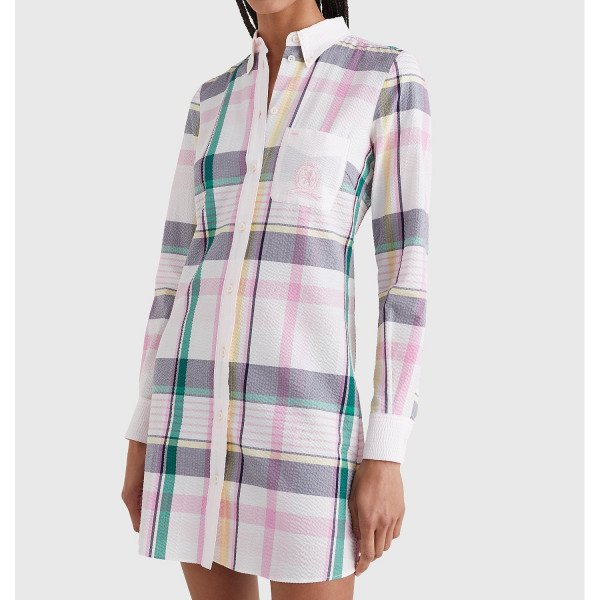 Tommy Hilfiger Prep Crest Check Shirt Dress