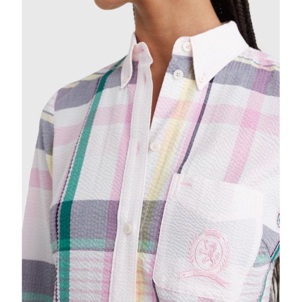Tommy Hilfiger Prep Crest Check Shirt Dress