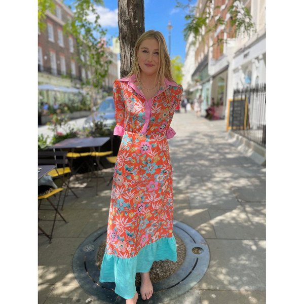 Damselfly London Pandora Dress In Joyous