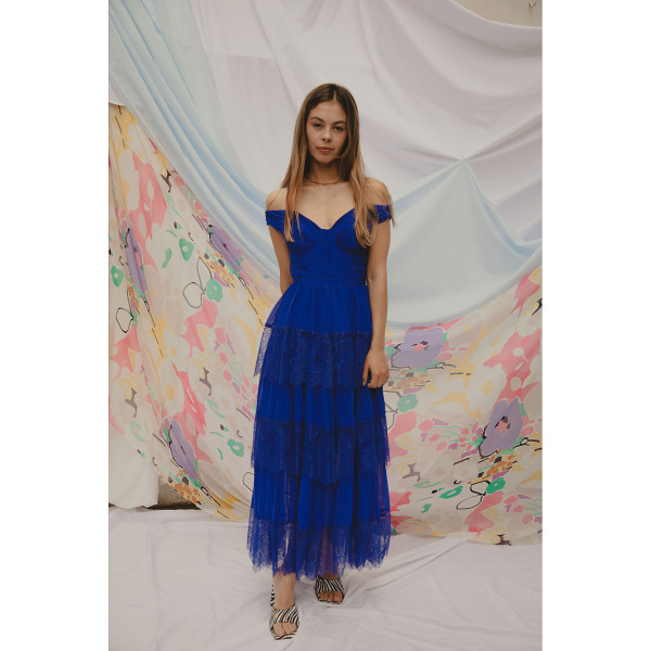 Self-Portrait River Birch Dress