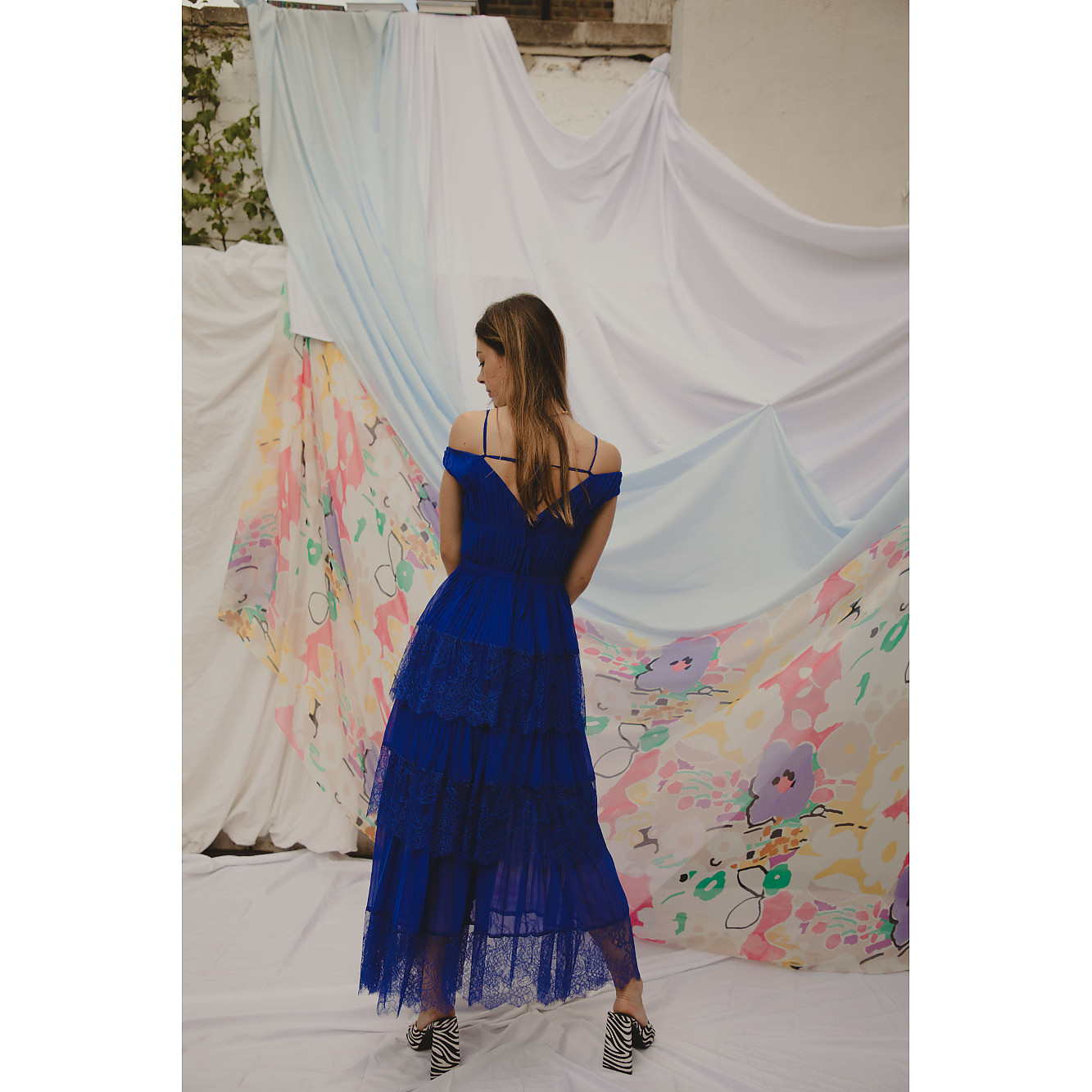 Self-Portrait River Birch Dress