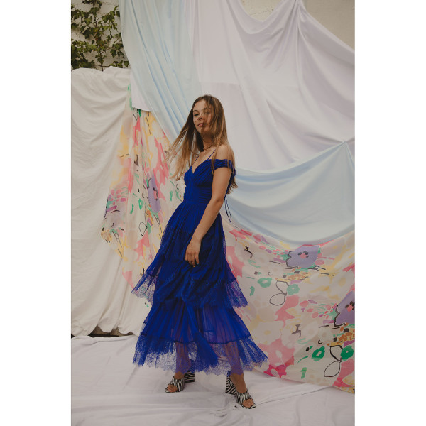 Self-Portrait River Birch Dress