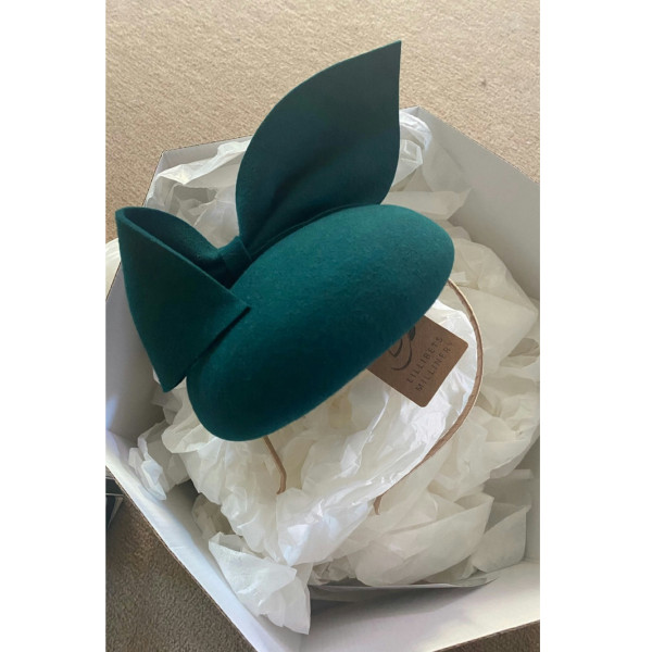 Lillibets Millinery Lillibets Millinery Forest Green Fascinator/Hat