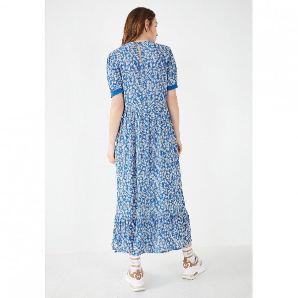 Hush Jesse Midi Dress In Watercolour Floral