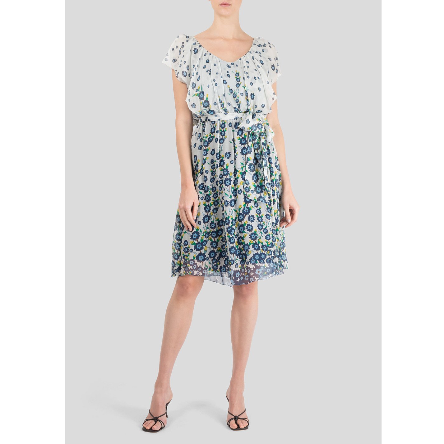 Diane von Furstenberg Floral Silk Dress