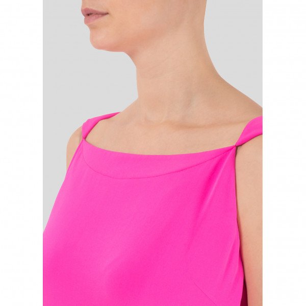 Jil Sander Sleeveless Silk Tunic Dress