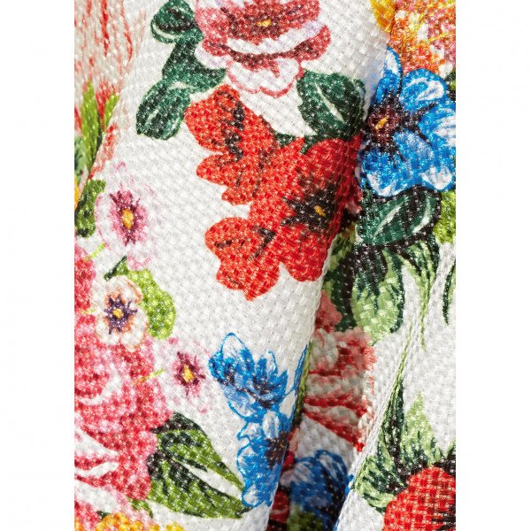 Emilia Wickstead Eleanor Floral-Print Basketweave Maxi Skirt