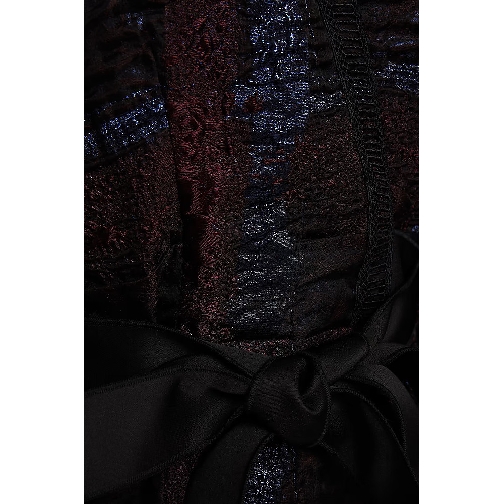 Amanda Wakeley Embroidered V-Neck Dress