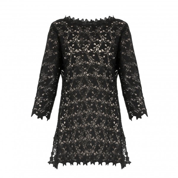 Ermanno Scervino Lace Mini Dress