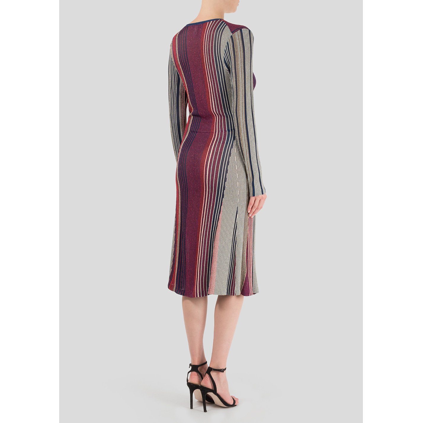Dhela Striped Knitted Dress