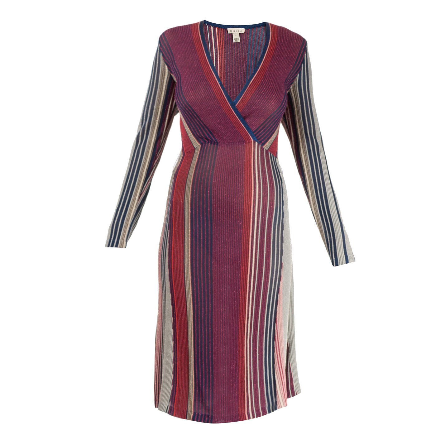 Dhela Striped Knitted Dress