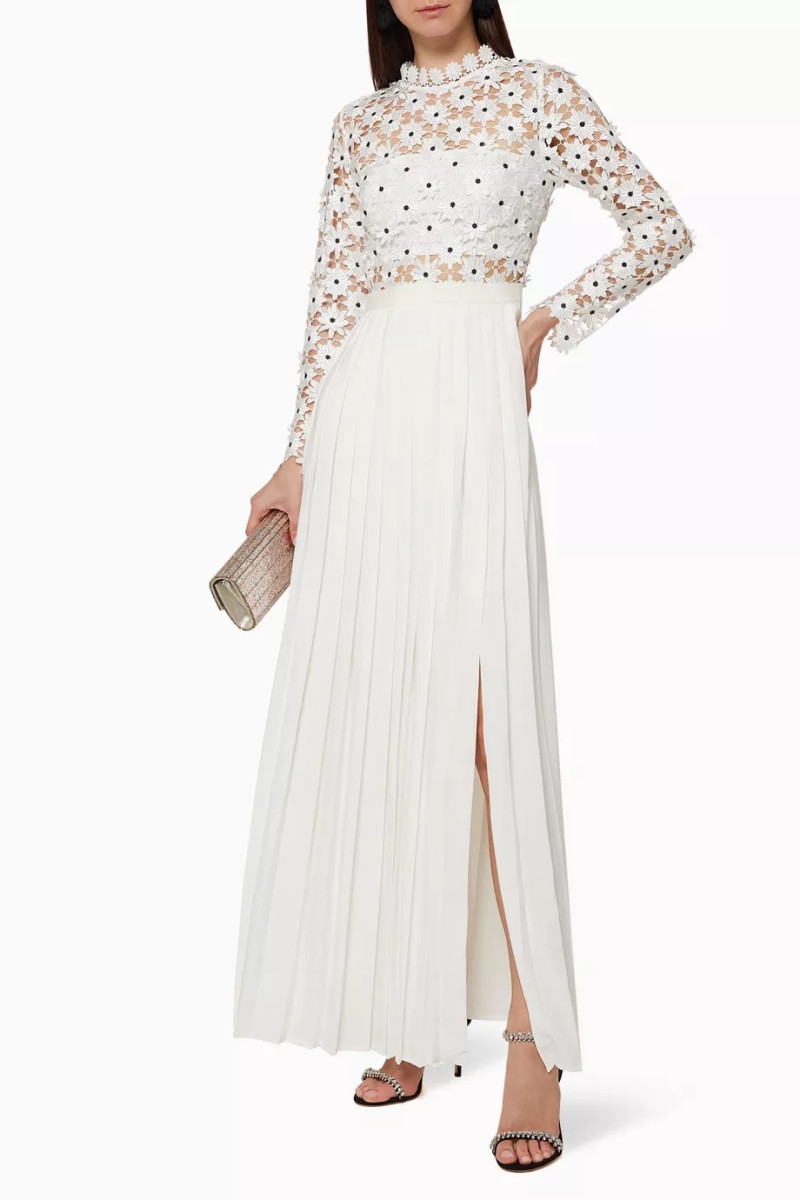 Self-Portrait SELF-PORTRAIT Daisy Lace Maxi Dress