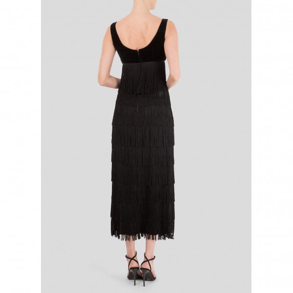 Vintage Vintage Alquar Fringed Gown