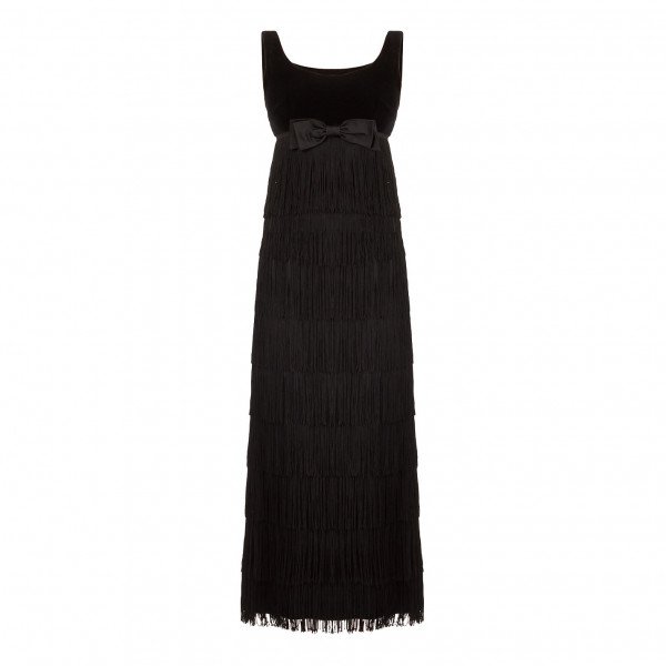 Vintage Vintage Alquar Fringed Gown