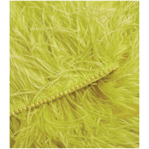 The Attico Ostrich Feather Mini Dress
