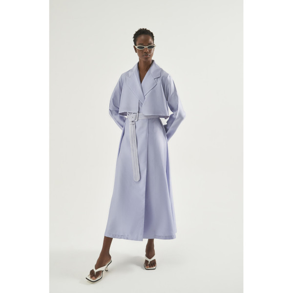 1309 Studios GIA TRENCH COAT LILAC