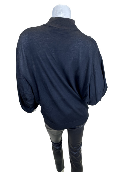 IRO Semi-Sheer Fine Knit Turtleneck Top