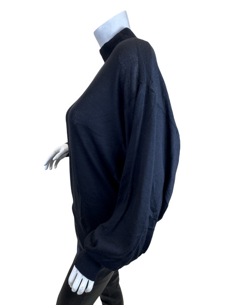 IRO Semi-Sheer Fine Knit Turtleneck Top