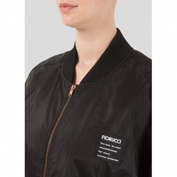 Fiorucci Logo Appliqué Bomber Jacket