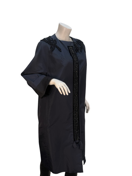 PRADA Re-Edition Embellished Silk Coat