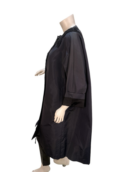 PRADA Re-Edition Embellished Silk Coat