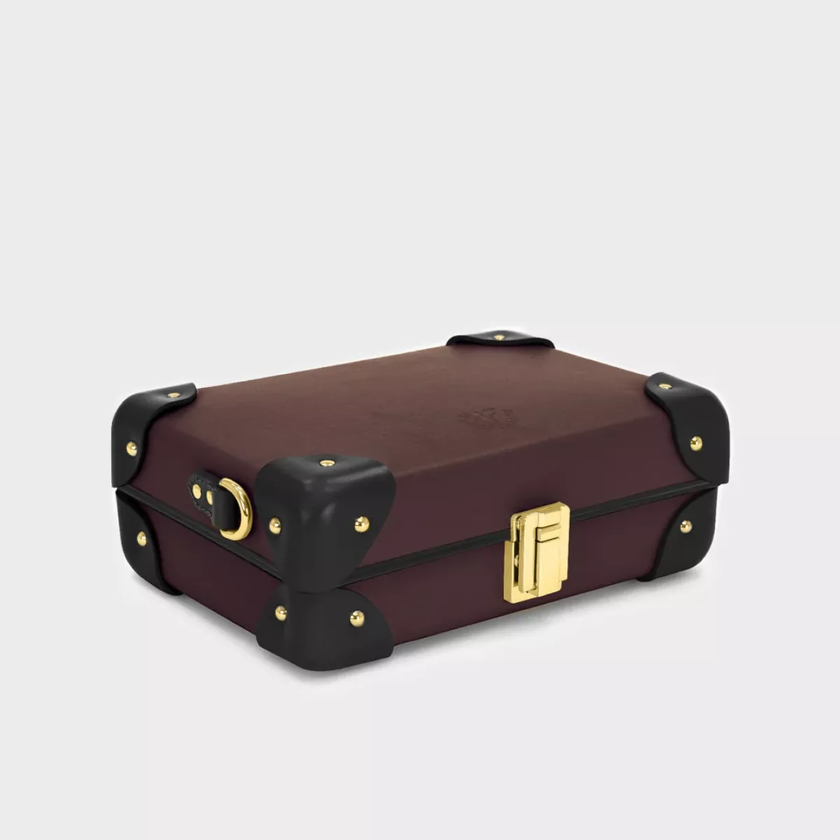 Globe-Trotter Centenary Miniature Case in Oxblood with Black
