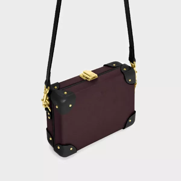 Globe-Trotter Centenary Miniature Case in Oxblood with Black
