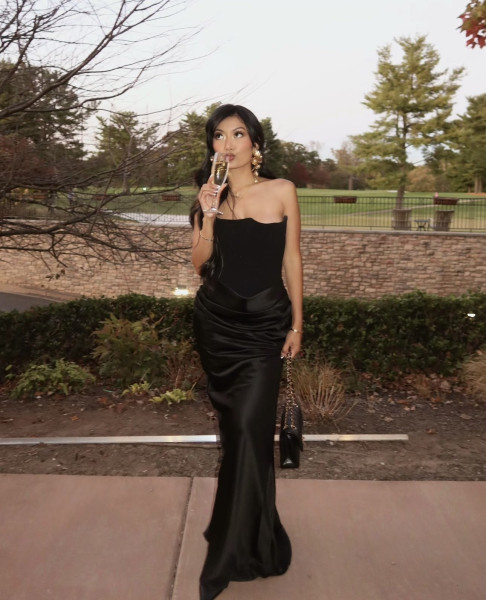 HOUSE OF CB Persefhone Black Dress