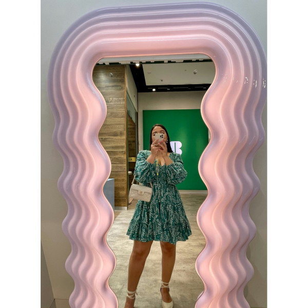 Rixo Sasha Tree Roots Mini Dress