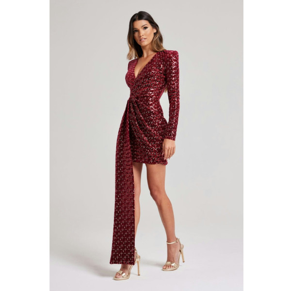 Nadine Merabi Chrissy Red Dress