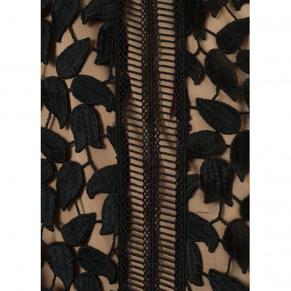 Self-Portrait Sleeveless Lace Midi Dress