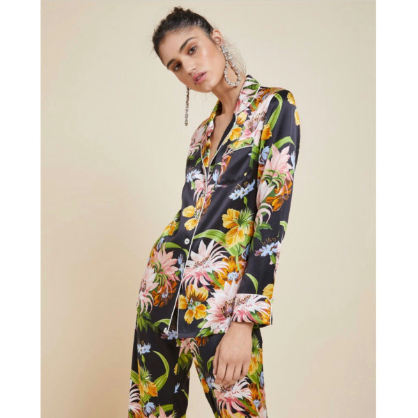 Olivia von Halle Lila Tropicana Silk Pj Set