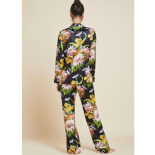 Olivia von Halle Lila Tropicana Silk Pj Set