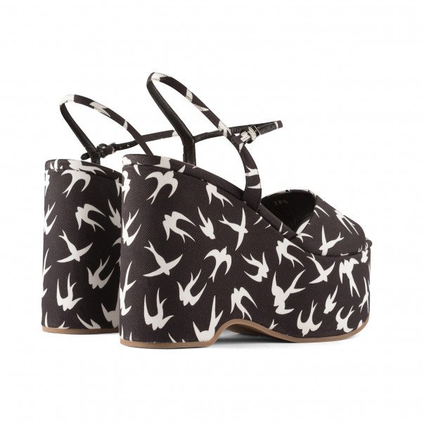 Miu Miu Sparrow Print Wedges