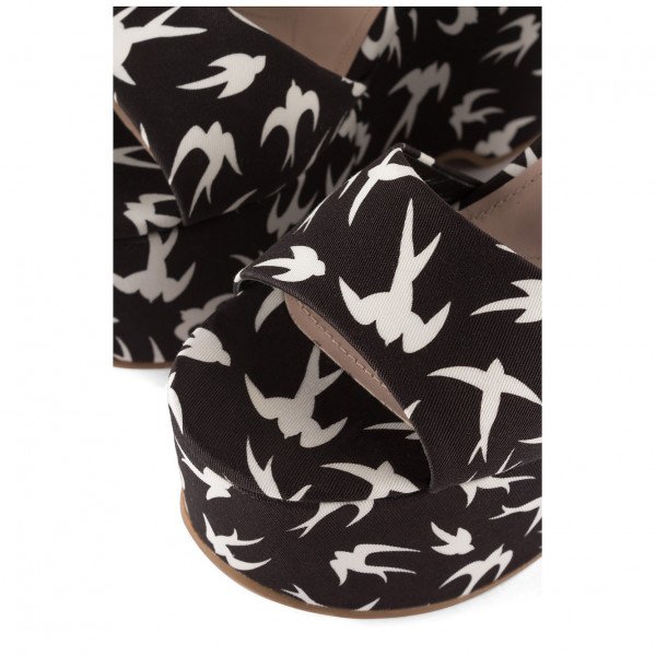 Miu Miu Sparrow Print Wedges