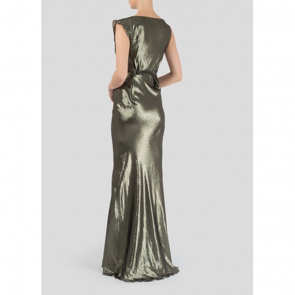 Ashley Isham Metallic Gown