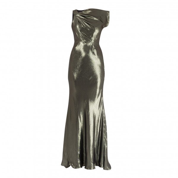 Ashley Isham Metallic Gown
