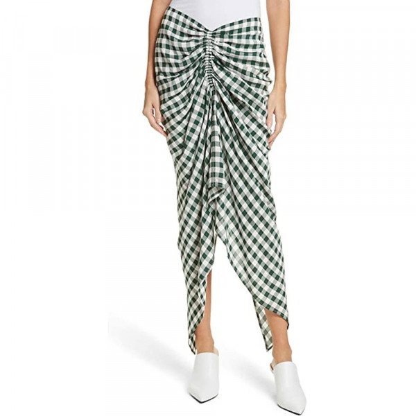 Rent Buy Joseph Gingham Jacquard Skirt MY WARDROBE HQ