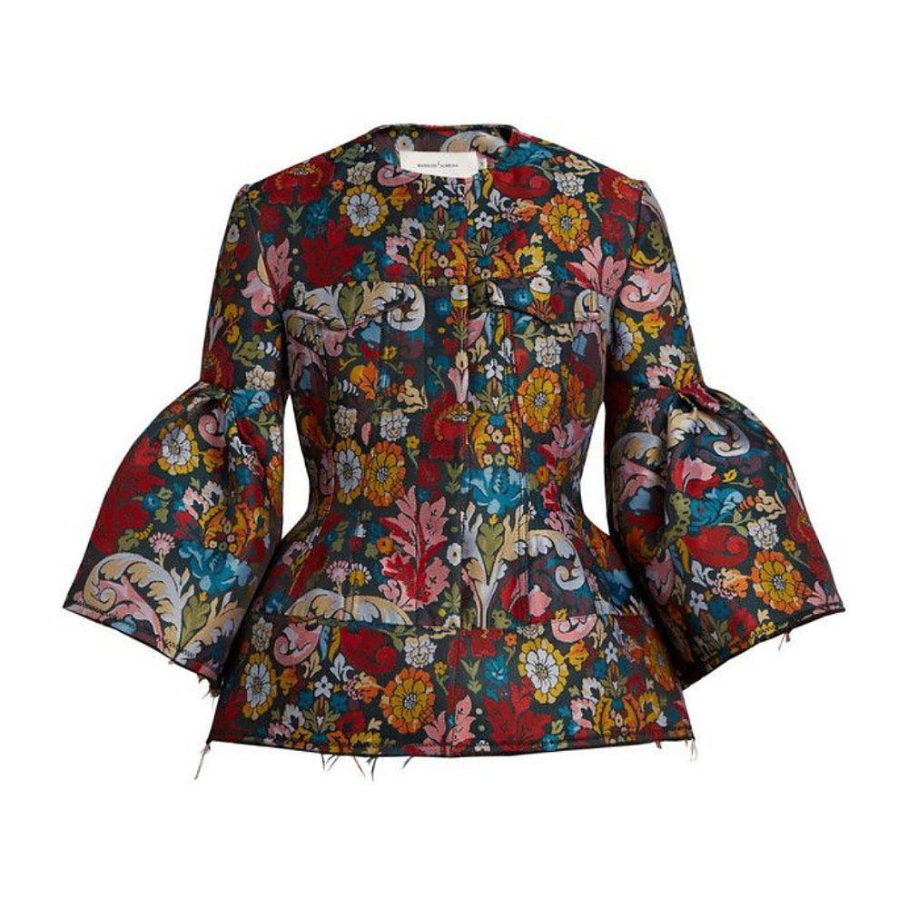Marques'Almeida Floral Brocade Jacket