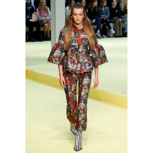 Marques'Almeida Floral Brocade Jacket