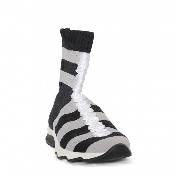 Fendi Stripe Sock Sneakers