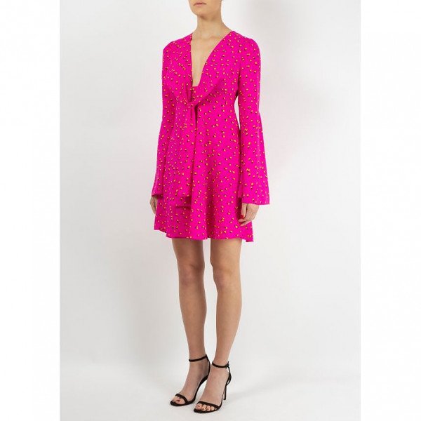 Dvf hotsell pink dress