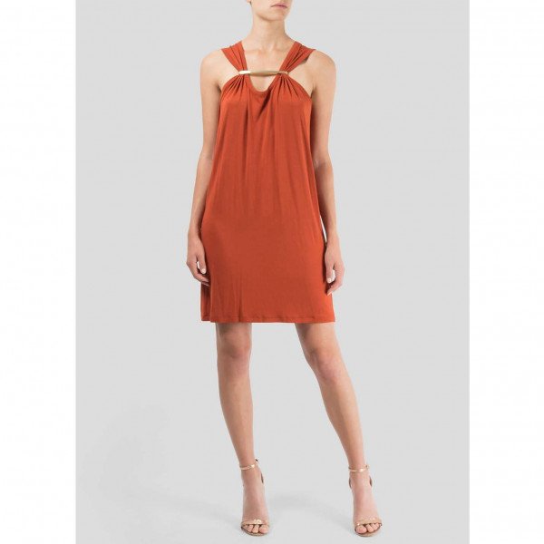 Maison Martin Margiela Gathered Jersey Mini Dress