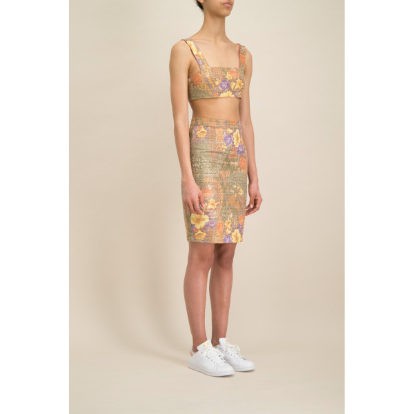 Monique Singh Floral Pencil Skirt